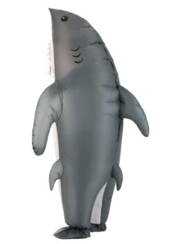 Inflatable Shark Adult Costume -Halloween Costumes adult inflatable shark costume alt 1