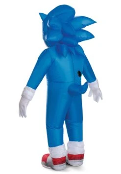 Disguise Inflatable Sonic The Hedgehog Adult Costume -Halloween Costumes adult inflatable sonic costume alt 1