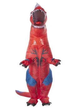JAZWARES Inflatable Spider-Rex Costume For Adults -Halloween Costumes adult inflatable spider rex costume alt 2