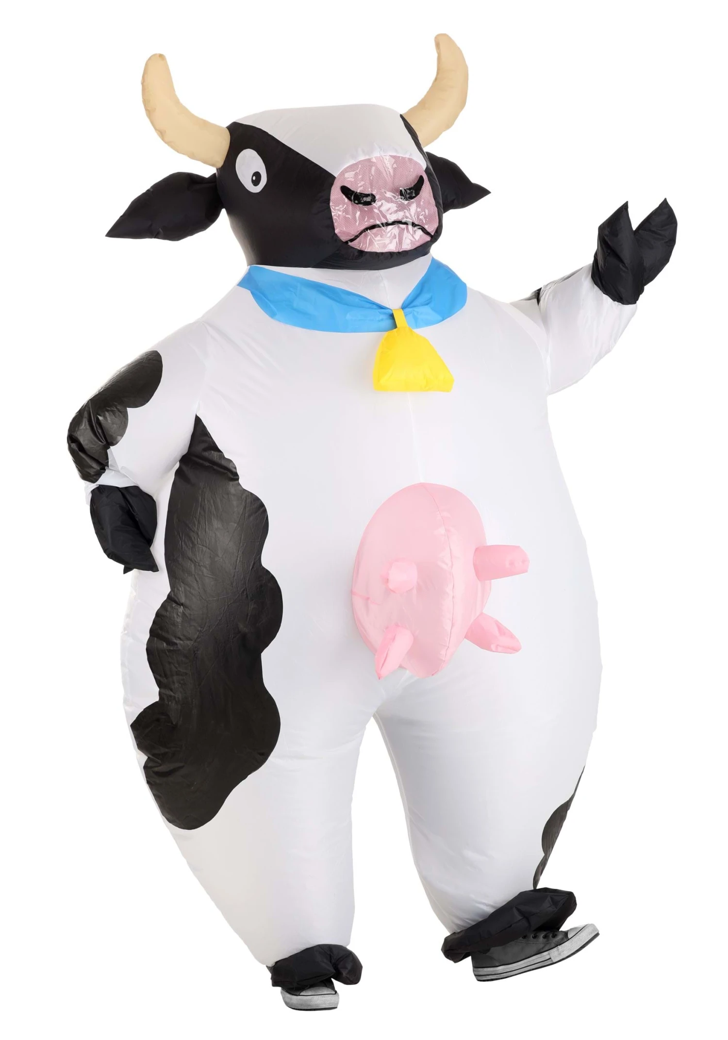 Inflatable Spotted Cow Costume For Adults 3 Inflatable Spotted Cow Costume For Adults