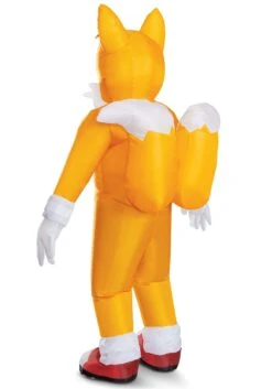 Disguise Adult Inflatable Sonic The Hedgehog Movie Tails Costume -Halloween Costumes adult inflatable tails sonic movie costume alt 1
