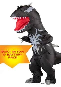 JAZWARES Inflatable Venomosaurus Costume For Adults 8 JAZWARES Inflatable Venomosaurus Costume For Adults -Halloween Costumes adult inflatable venomosaurus costume alt 1