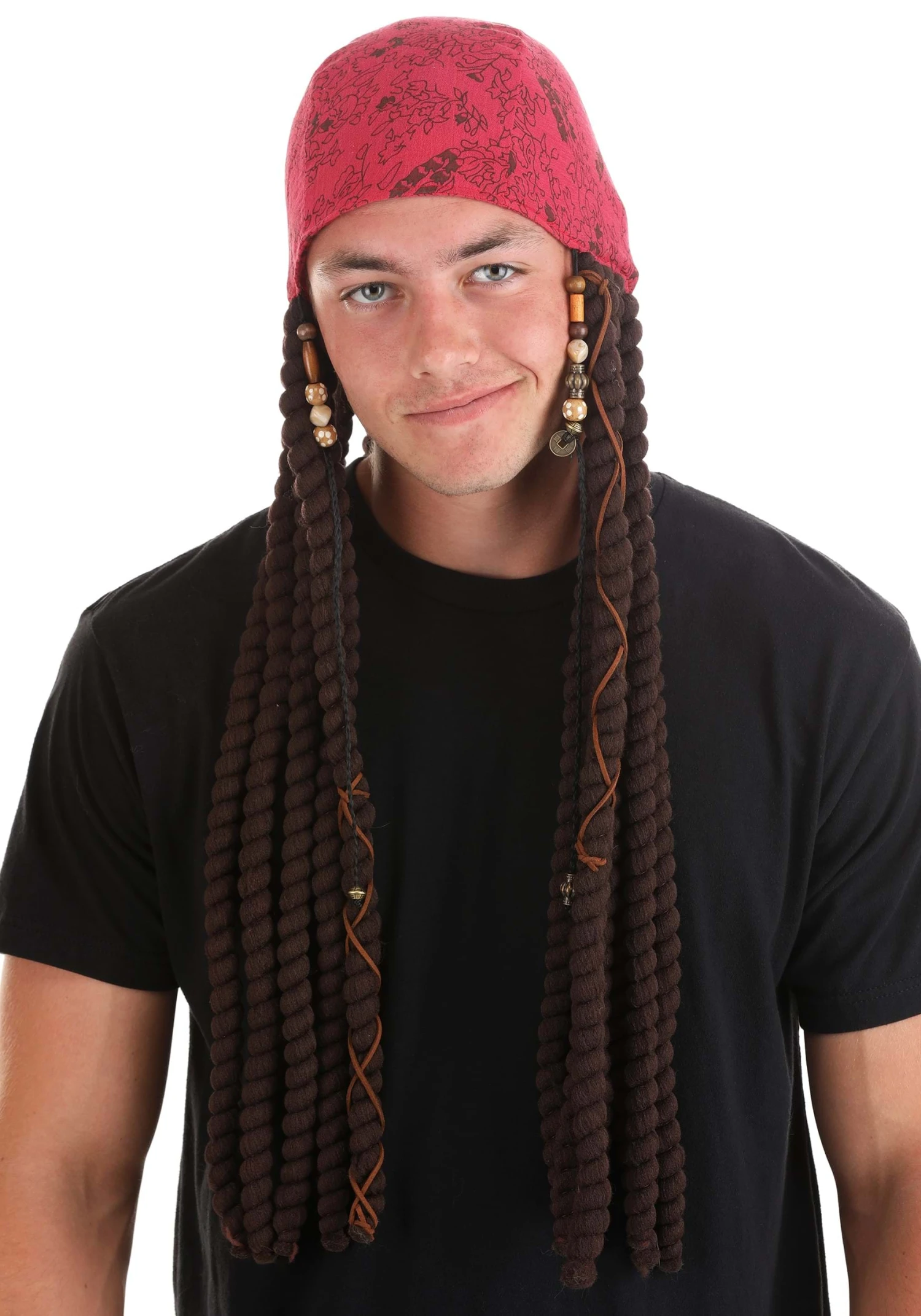 Adult Disney Jack Sparrow Bandana And Dreads Set 8 Adult Disney Jack Sparrow Bandana And Dreads Set - Image 6