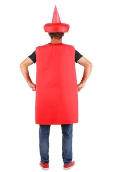 Adult Ketchup Costume -Halloween Costumes adult ketchup costume kit alt 3