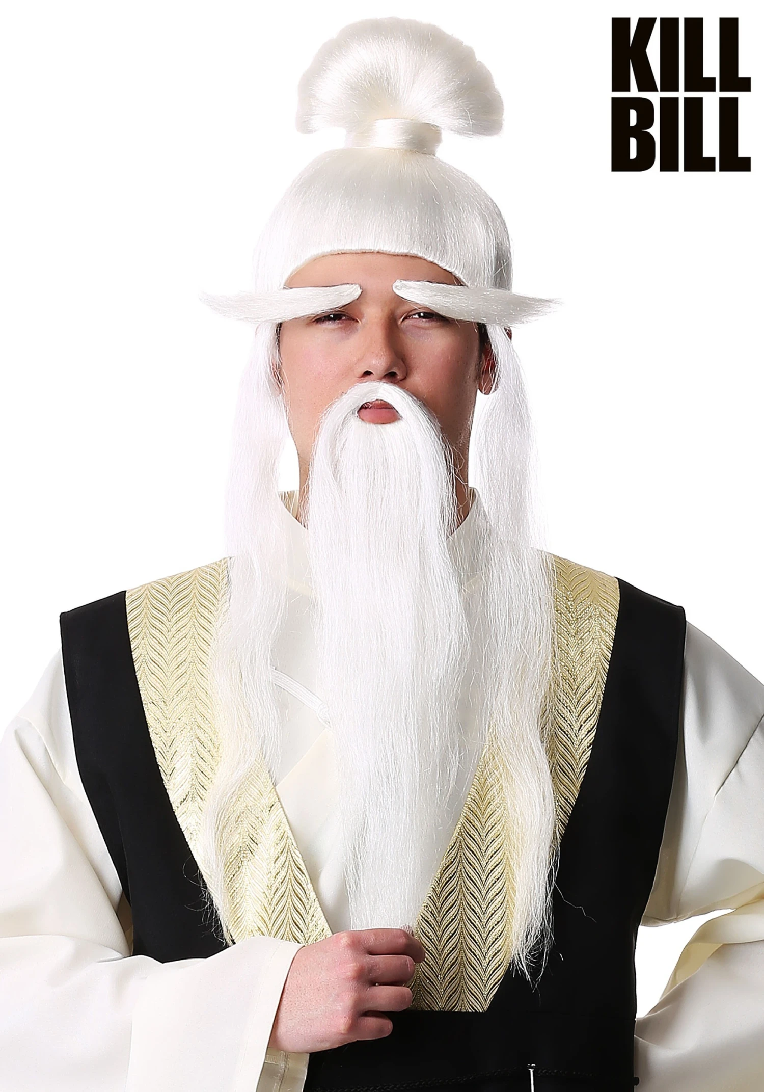 Adult Kill Bill Pai Mei Wig 3 Adult Kill Bill Pai Mei Wig