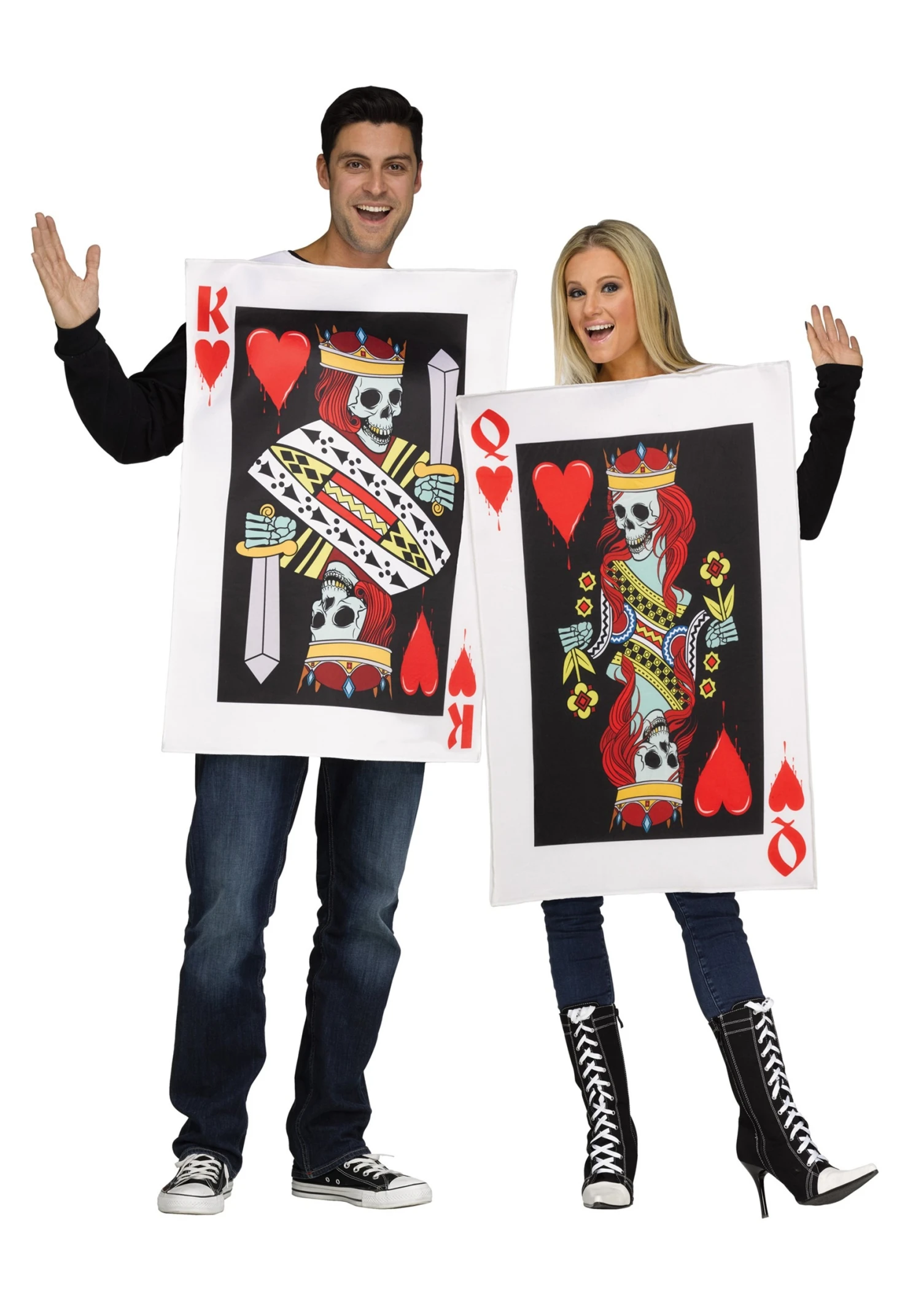 Fun World King & Queen Of Hearts Costume 3 Fun World King & Queen Of Hearts Costume