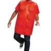 LEGO Adult Red Brick Costume -Halloween Costumes adult lego red brick costume