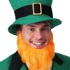 Orange Leprechaun Costume Beard For Adults 1 Orange Leprechaun Costume Beard For Adults -Halloween Costumes adult leprechaun beard