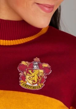 Adult Lightweight Harry Potter Gryffindor Quidditch Sweater -Halloween Costumes adult lightweight gryffindor quidditch sweater alt 1