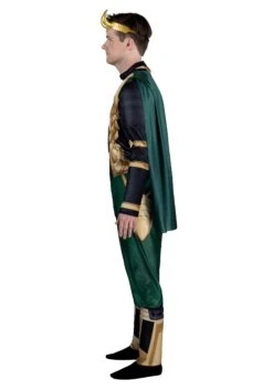 JAZWARES Loki Costume For Men 13 JAZWARES Loki Costume For Men -Halloween Costumes adult loki qualux costume alt 3