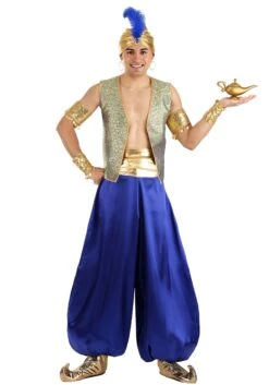 Magical Genie Costume For Men -Halloween Costumes adult magical genie costume alt 5
