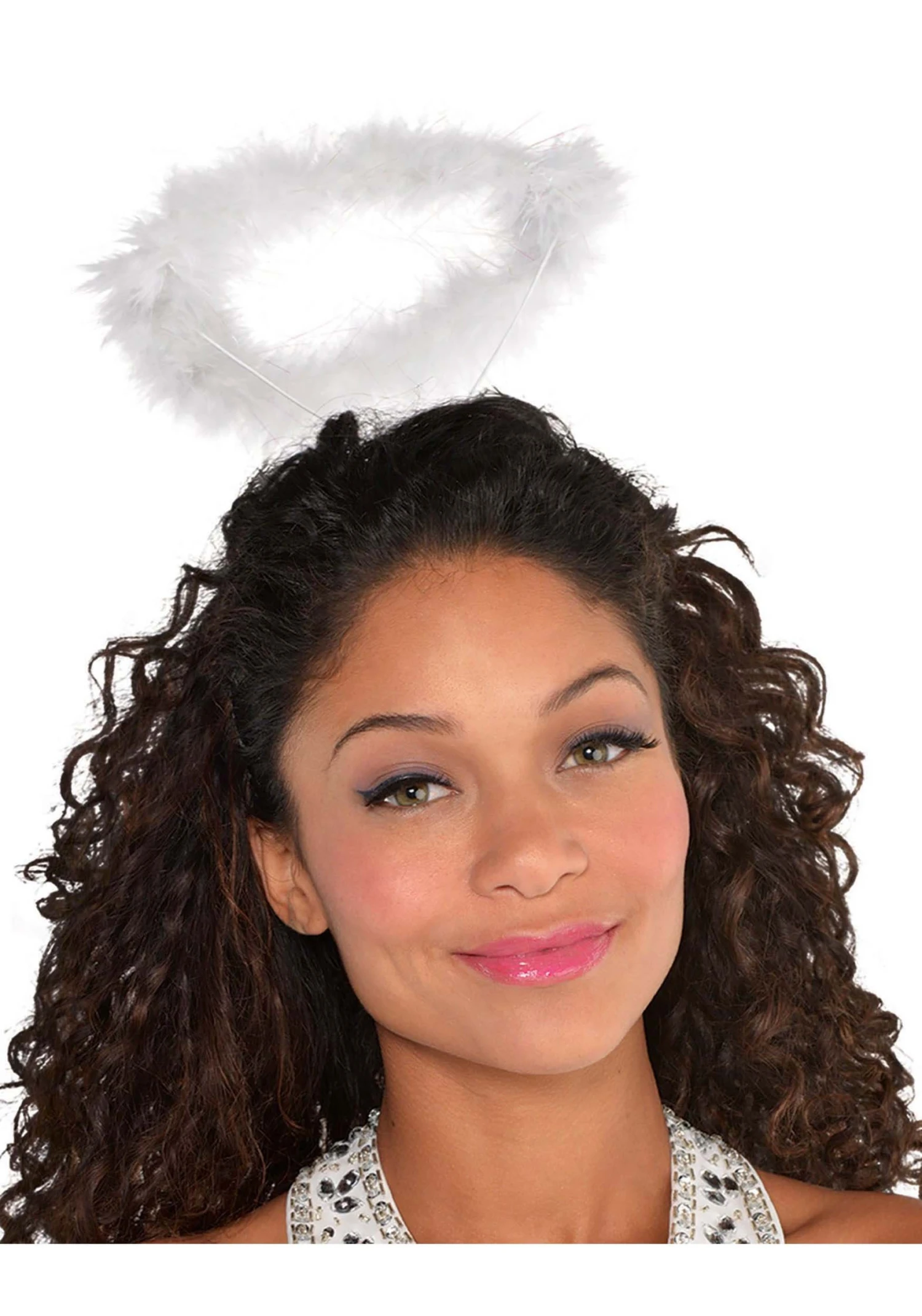 AMSCAN Adult Marabou White Halo Costume Accessory 3 AMSCAN Adult Marabou White Halo Costume Accessory