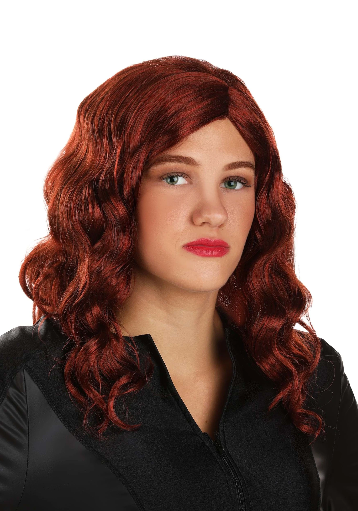 JAZWARES Marvel Black Widow Costume Wig For Women 3 JAZWARES Marvel Black Widow Costume Wig For Women