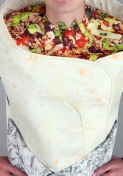 Mascot Burrito Costume For Adults -Halloween Costumes adult mascot burrito costume alt 1