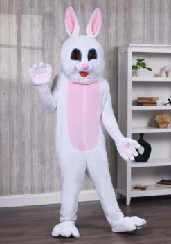 Adult Mascot Easter Bunny Costume -Halloween Costumes adult mascot easter bunny costume alt 1