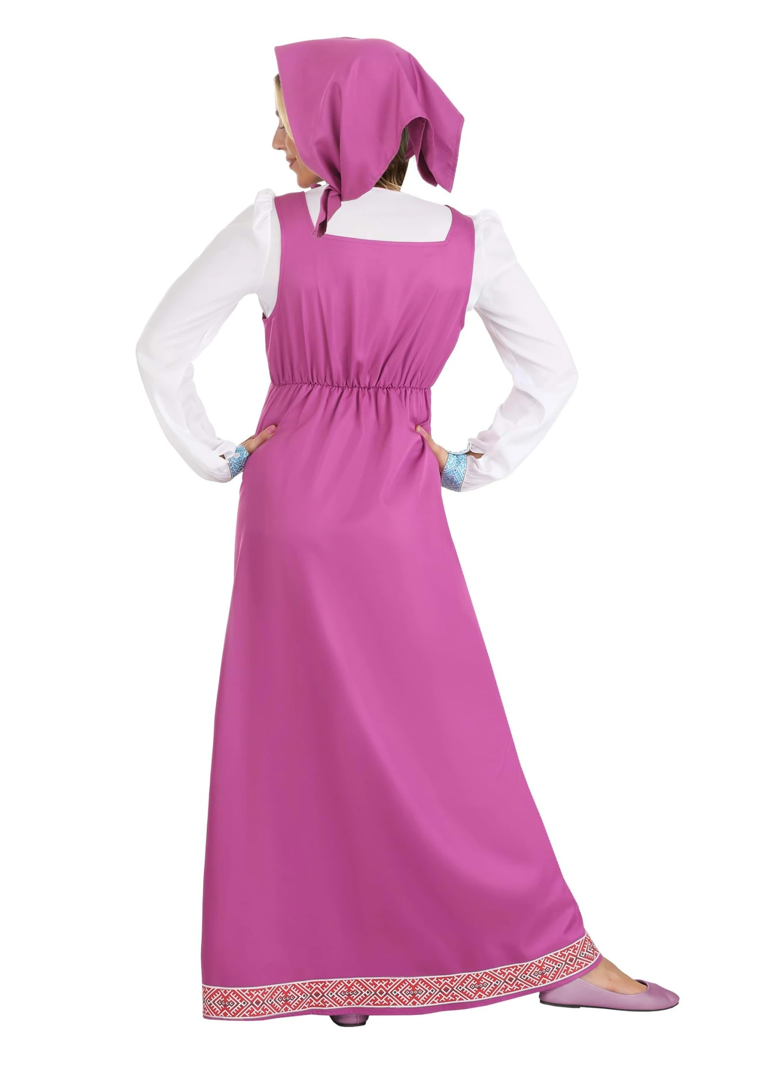 Masha And The Bear Masha Costume For Adults 4 Masha And The Bear Masha Costume For Adults - Image 2