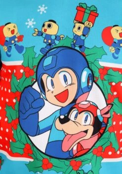 Megaman Christmas Sweater For Adults -Halloween Costumes adult megaman christmas sweater alt 2