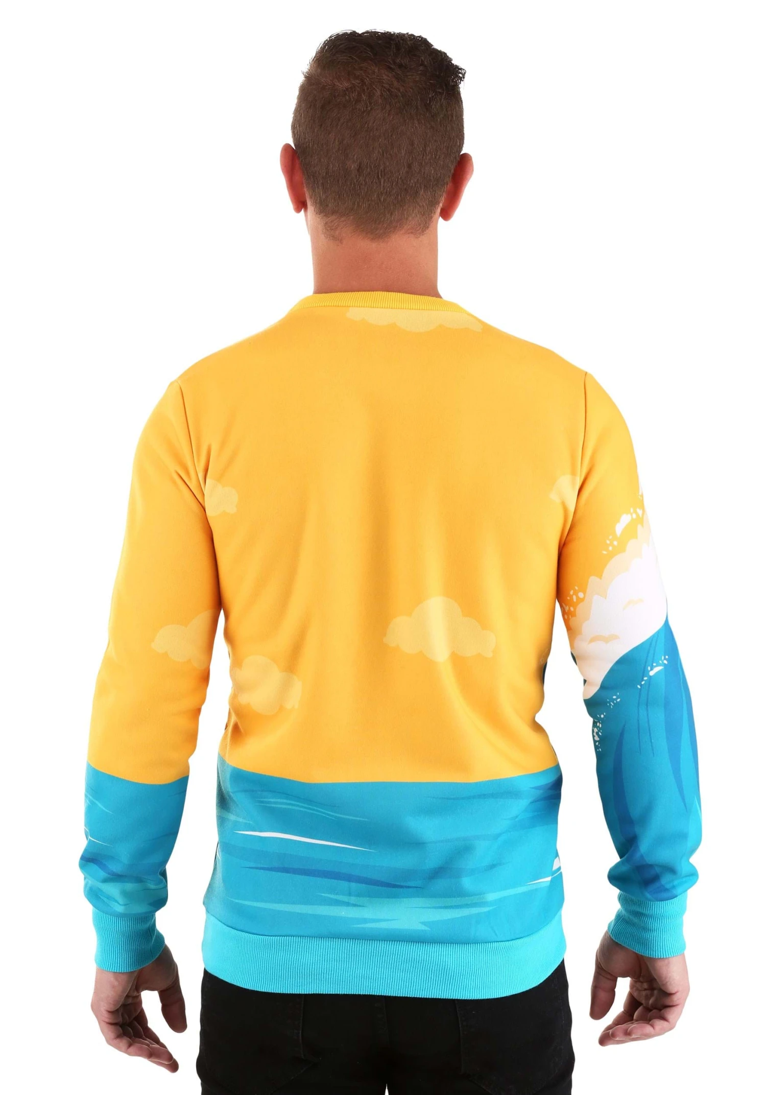 Mele Kalikimaka Surfing Santa Ugly Christmas Sweatshirt 7 Mele Kalikimaka Surfing Santa Ugly Christmas Sweatshirt - Image 5