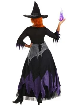 Midnight Purple Witch Costume For Women -Halloween Costumes adult midnight purple witch costume alt 1