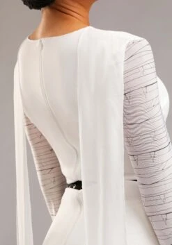 Women's Modern Bride Of Frankenstein Costume Dress 12 Women's Modern Bride Of Frankenstein Costume Dress -Halloween Costumes adult modern bride of frankenstein costume dress alt 4