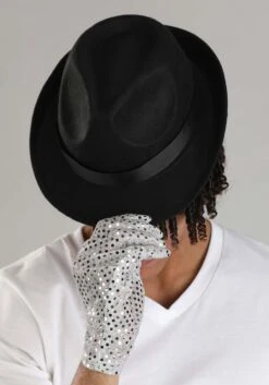 Moonwalk Michael Jackson Glove & Hat Kit For Adults -Halloween Costumes adult moonwalk michael jackson glove hat kit alt 3