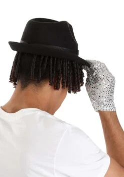 Moonwalk Michael Jackson Glove & Hat Kit For Adults -Halloween Costumes adult moonwalk michael jackson glove hat kit alt 5