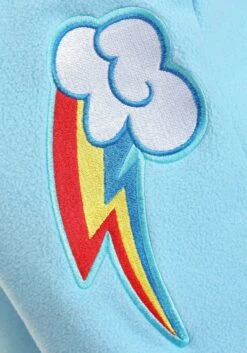 Women's My Little Pony Rainbow Dash Union Suit Costume 11 Women's My Little Pony Rainbow Dash Union Suit Costume -Halloween Costumes adult my little pony rainbow dash union suit alt 3