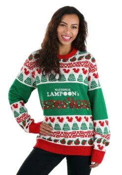 Adult National Lampoon's Christmas Vacation Sweater 10 Adult National Lampoon's Christmas Vacation Sweater -Halloween Costumes adult national lampoons christmas vacation sweate alt 1