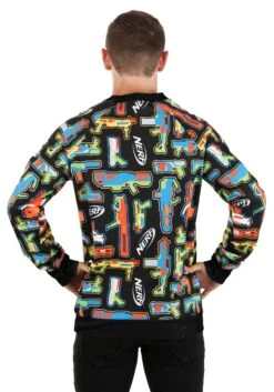 Adult Nerf Gun Sweater -Halloween Costumes adult nerf gun sweater alt 6