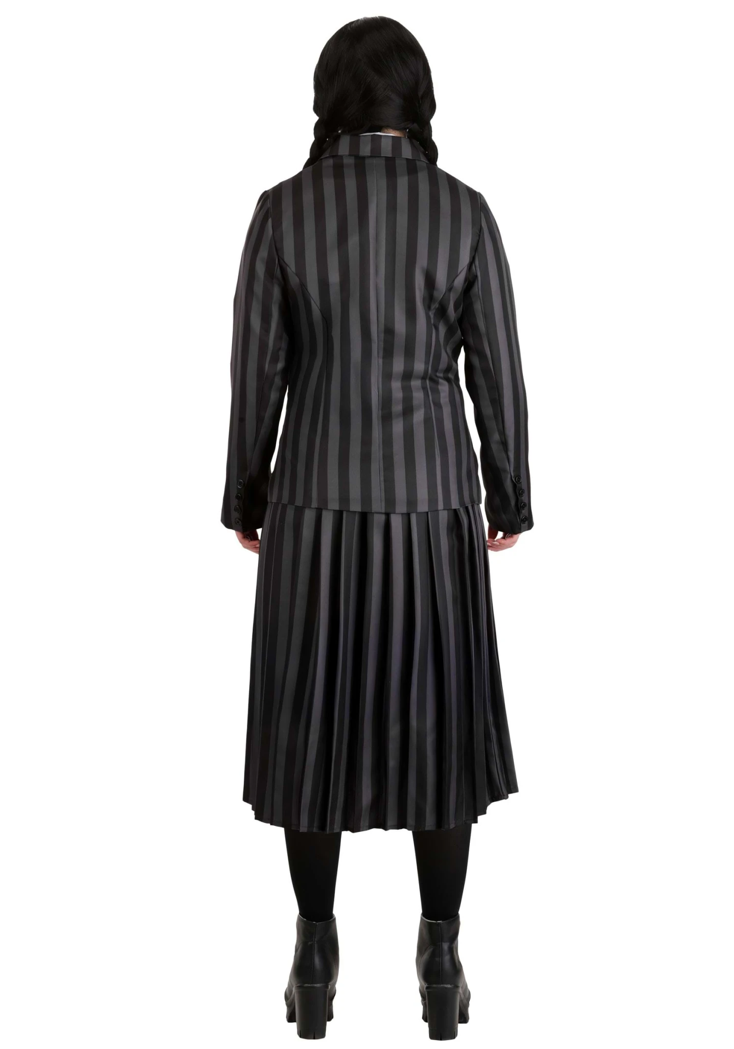 Nevermore Academy Wednesday Women's Costume 4 Nevermore Academy Wednesday Women's Costume - Image 2
