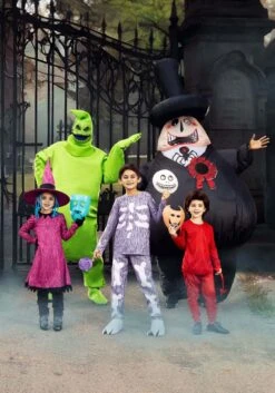 Adult Disney Nightmare Before Christmas Mayor Inflatable Costume -Halloween Costumes adult nightmare before christmas mayor inflatable alt 2