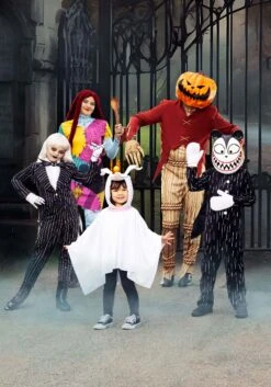 Nightmare Before Christmas Zero Costume Poncho For Adults 14 Nightmare Before Christmas Zero Costume Poncho For Adults -Halloween Costumes adult nightmare before christmas zero costume ponc alt 2