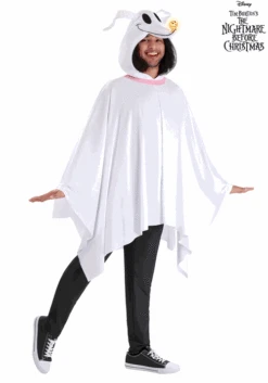 Nightmare Before Christmas Zero Costume Poncho For Adults 21 Nightmare Before Christmas Zero Costume Poncho For Adults -Halloween Costumes adult nightmare before christmas zero costume ponc alt 9