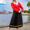 Olive Oyl Costume For Women 2 Olive Oyl Costume For Women -Halloween Costumes adult olive oyl costume 1