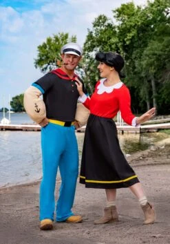 Olive Oyl Costume For Women 11 Olive Oyl Costume For Women -Halloween Costumes adult olive oyl costume alt 3