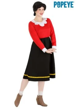 Olive Oyl Costume For Women 17 Olive Oyl Costume For Women -Halloween Costumes adult olive oyl costume alt 7