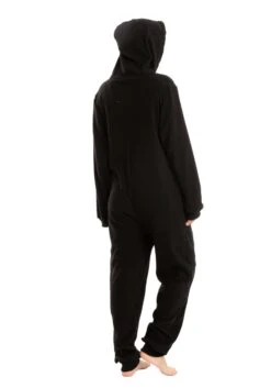 Adult Skeleton Hooded Onesie -Halloween Costumes adult onesies hooded skeleton alt 1