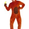 Orange Orangutan Costume For Adults 2 Orange Orangutan Costume For Adults -Halloween Costumes adult orange orangutan costume