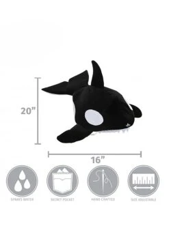 Sprazy Orca Hat For Adults -Halloween Costumes adult orca sprazy hat alt 7