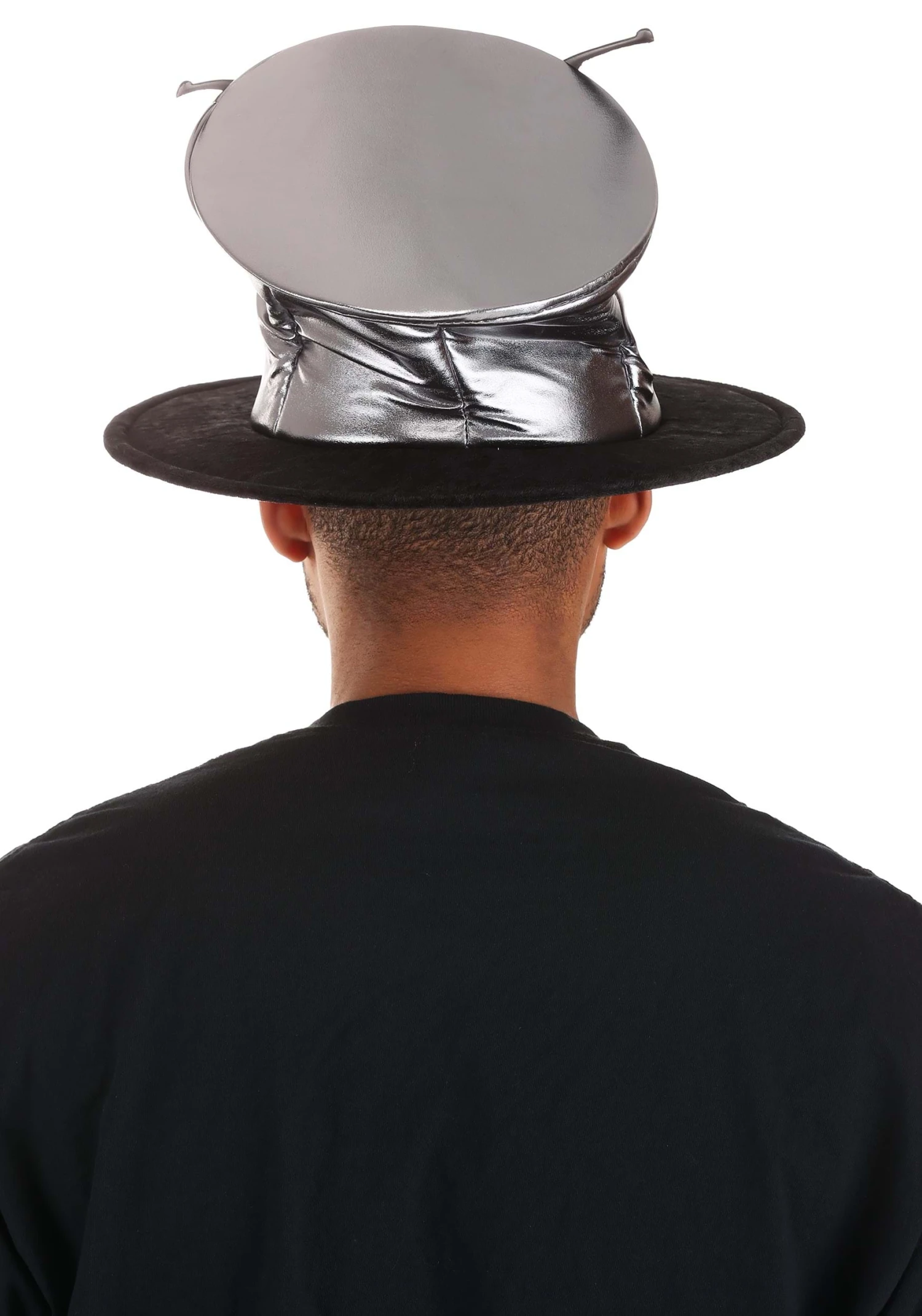 Silver Ovo Top Hat For Adults 4 Silver Ovo Top Hat For Adults - Image 2