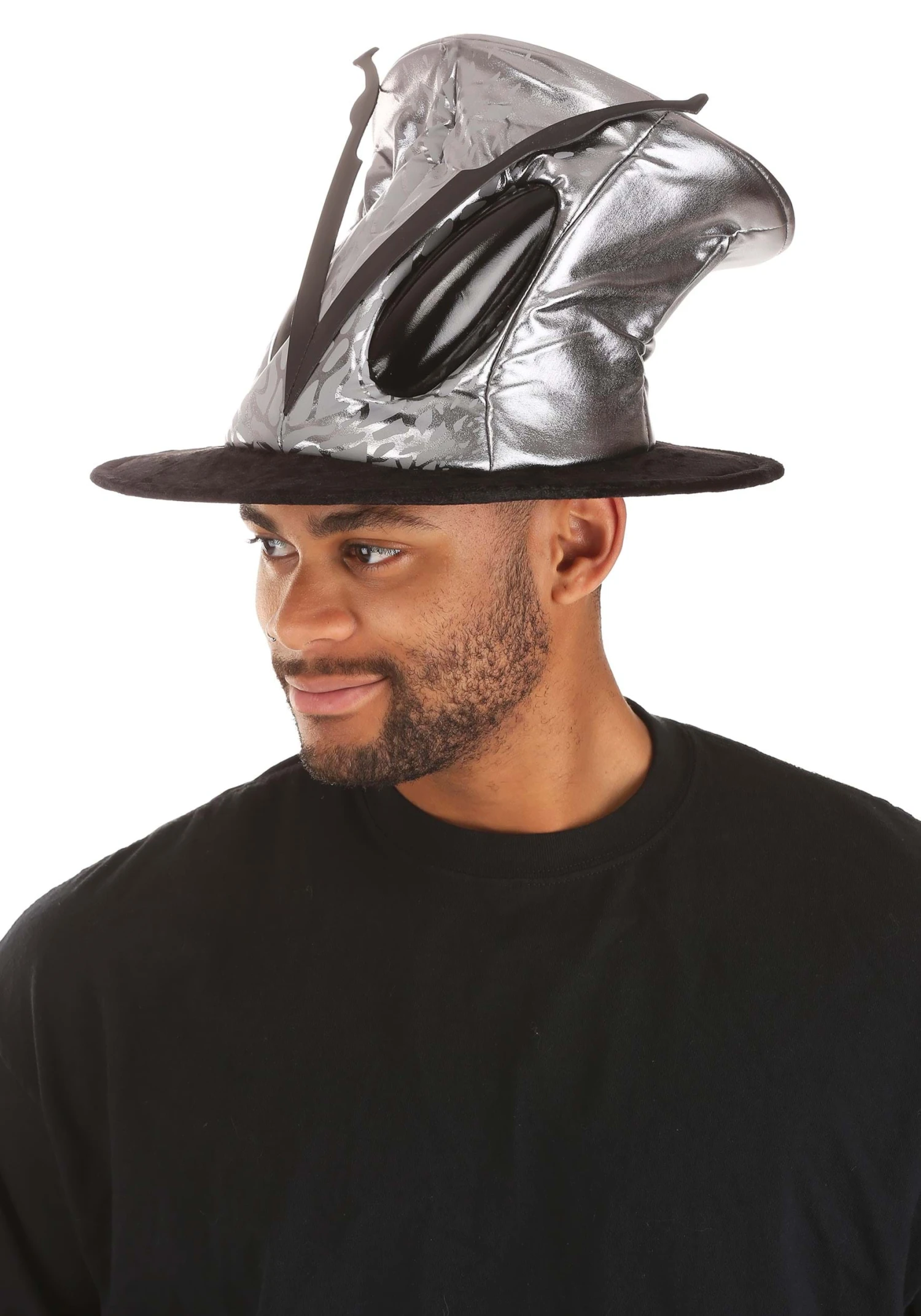 Silver Ovo Top Hat For Adults 5 Silver Ovo Top Hat For Adults - Image 3