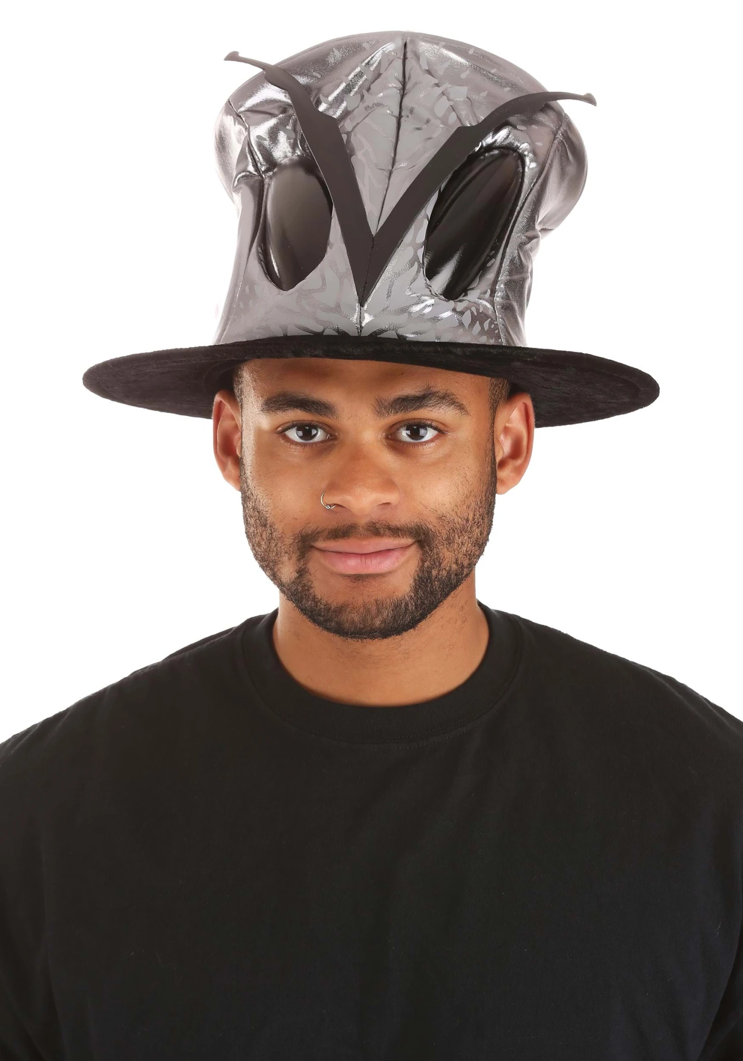 Silver Ovo Top Hat For Adults 3 Silver Ovo Top Hat For Adults