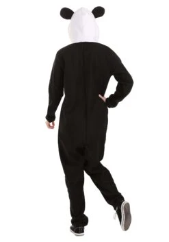 Panda Onesie Costume For Adults -Halloween Costumes adult panda onesie costume alt 1