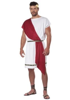 Adults Party Toga Costume -Halloween Costumes adult party toga costume alt 1