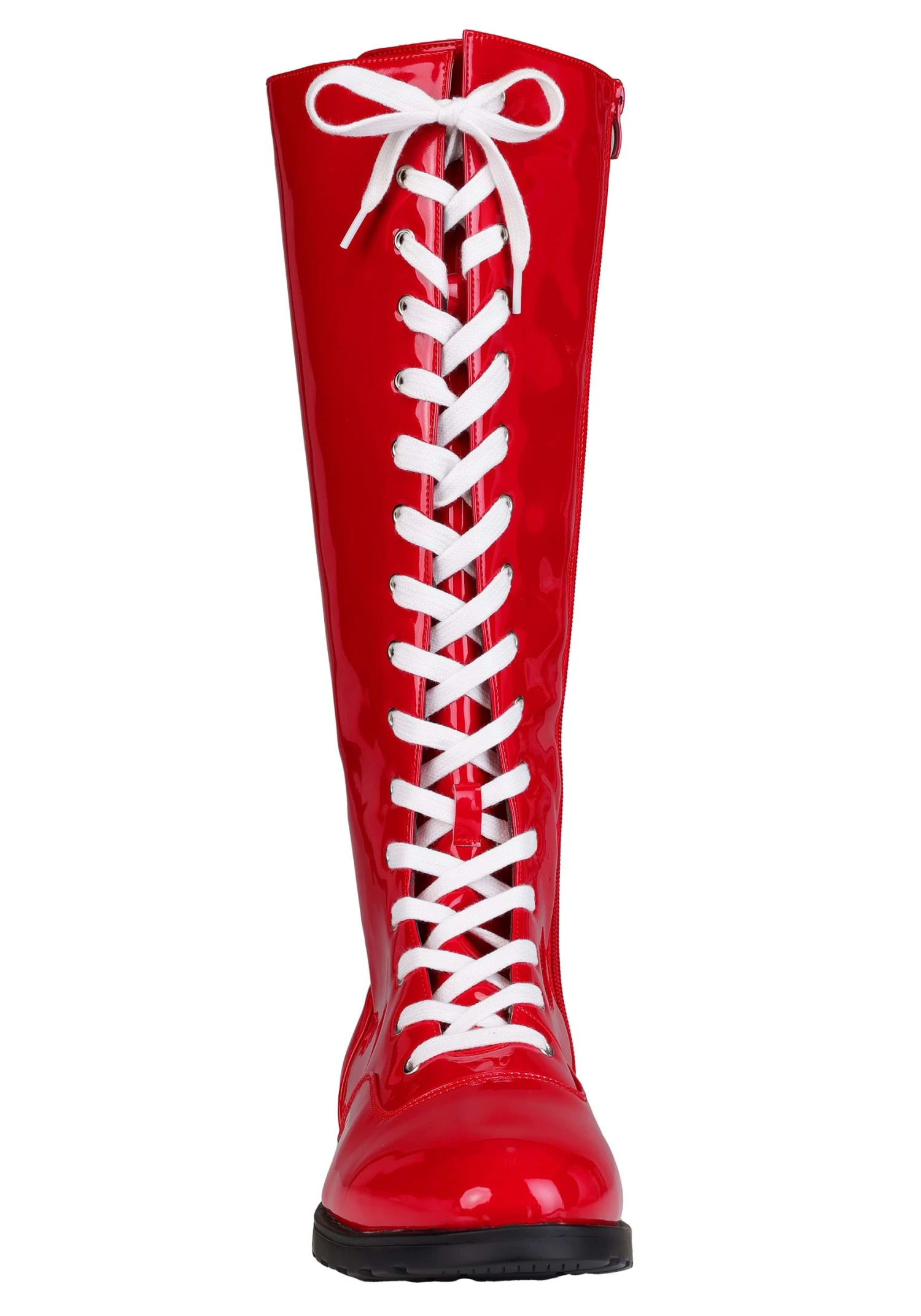 Patent Red Wrestling Adult Costume Boots 5 Patent Red Wrestling Adult Costume Boots - Image 3