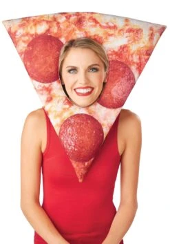 Pepperoni Pizza Mask For Adults -Halloween Costumes adult pepperoni pizza mask 1