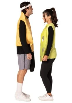 Pickleball Paddle & Ball Couples Costume For Adults -Halloween Costumes adult pickleball paddle ball couples costume alt 2