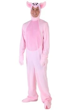 Pig Costume Jumpsuit For Adults