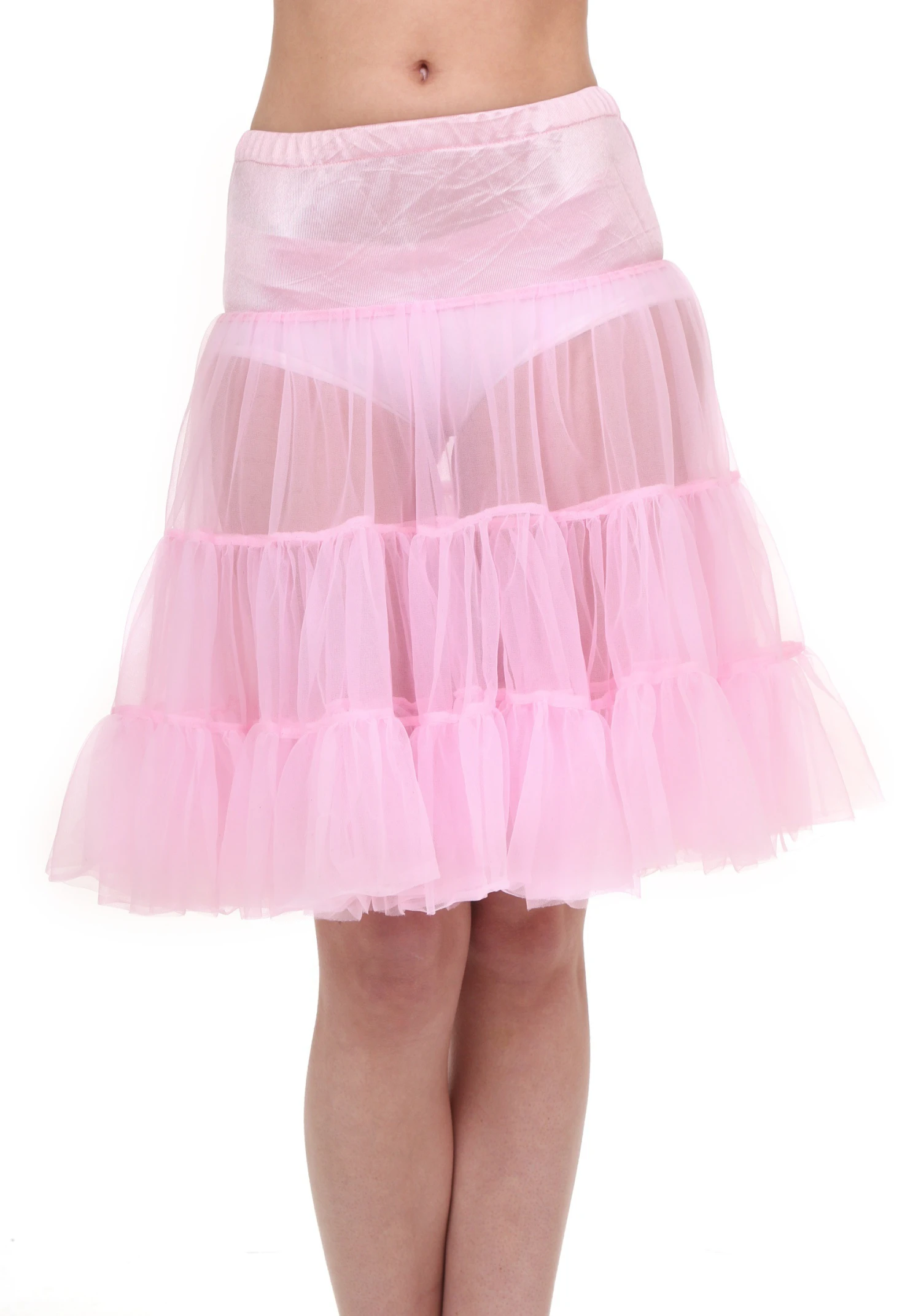 Adult Pink Knee Length Crinoline 3 Adult Pink Knee Length Crinoline