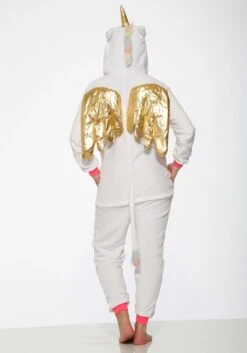 Pink Star Alicorn Onesie For Women 7 Pink Star Alicorn Onesie For Women -Halloween Costumes adult pink star alicorn onesie alt 2